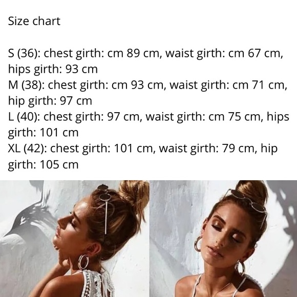 Boho Dusty Blue Prairie Dress [M] - Picture 2 of 2